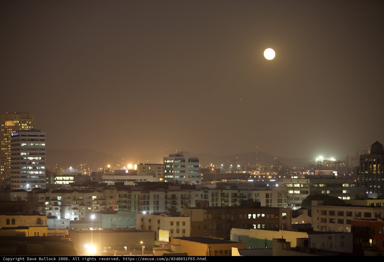 Full Moon Over the City