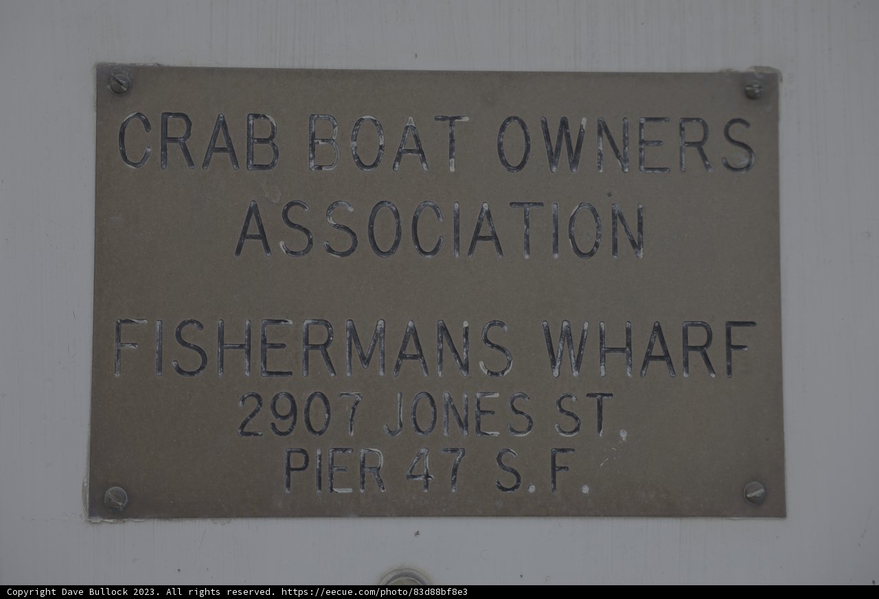Crab Cat Owners Association Building Sign