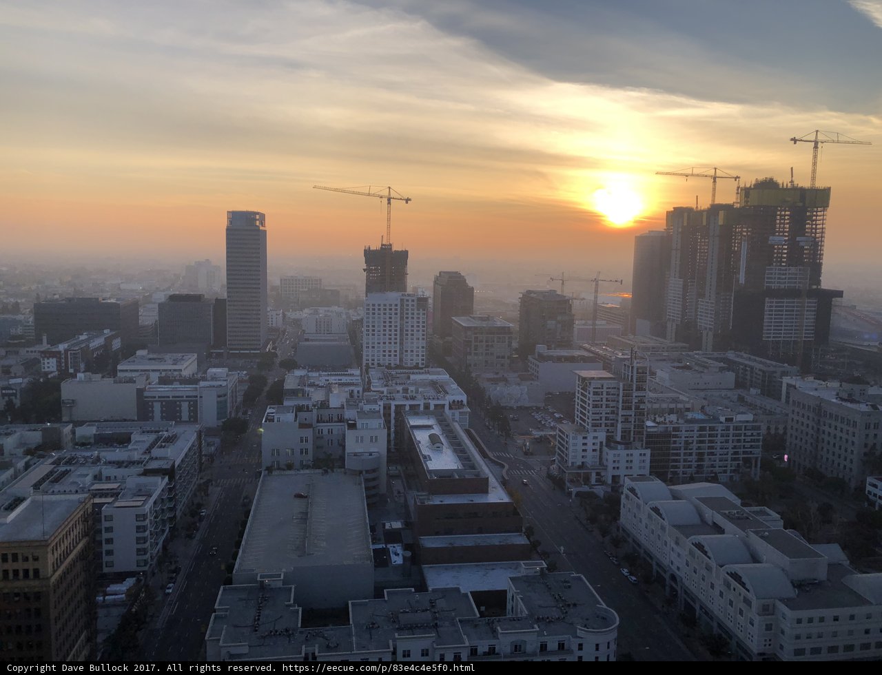City of Gold: A Sunset Skyline