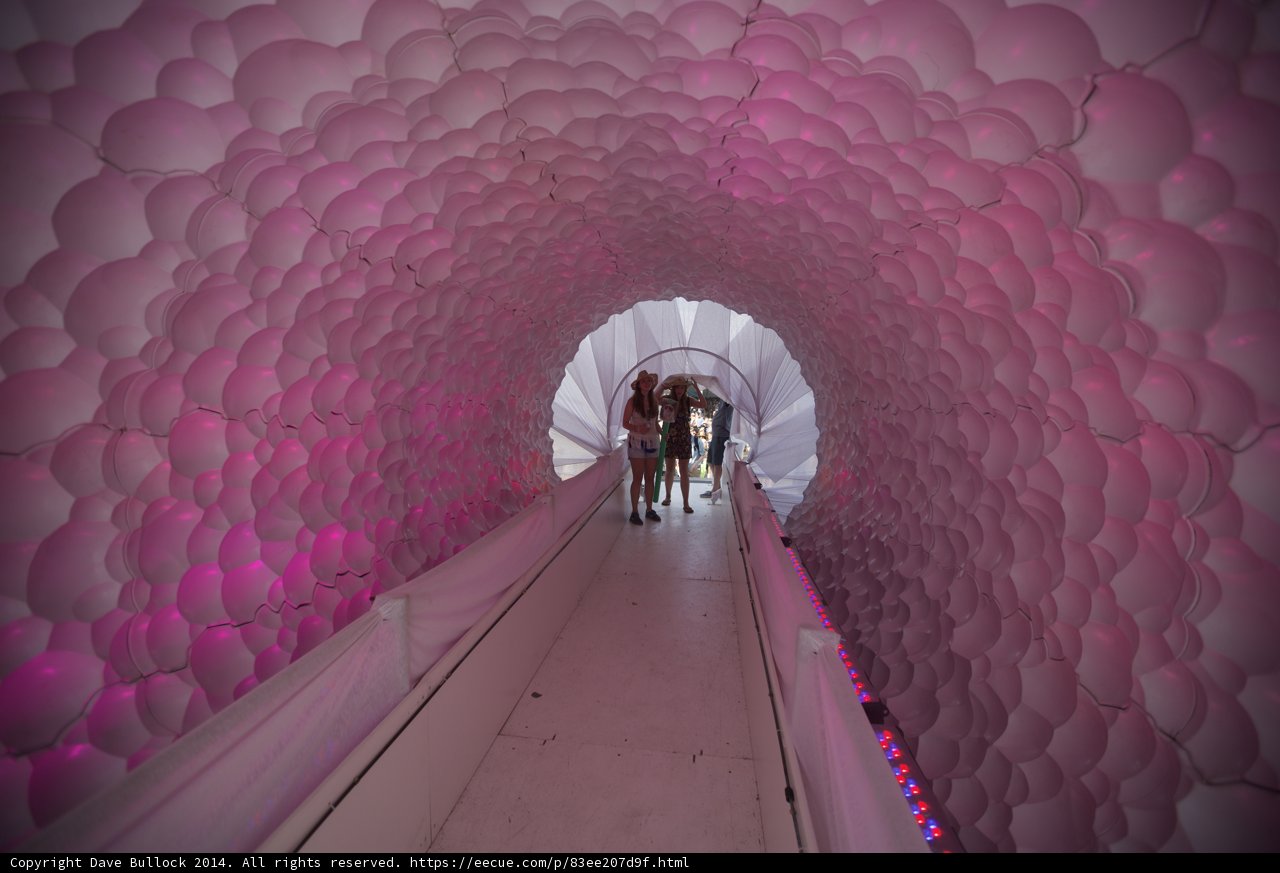 Pink Balloon Tunnel