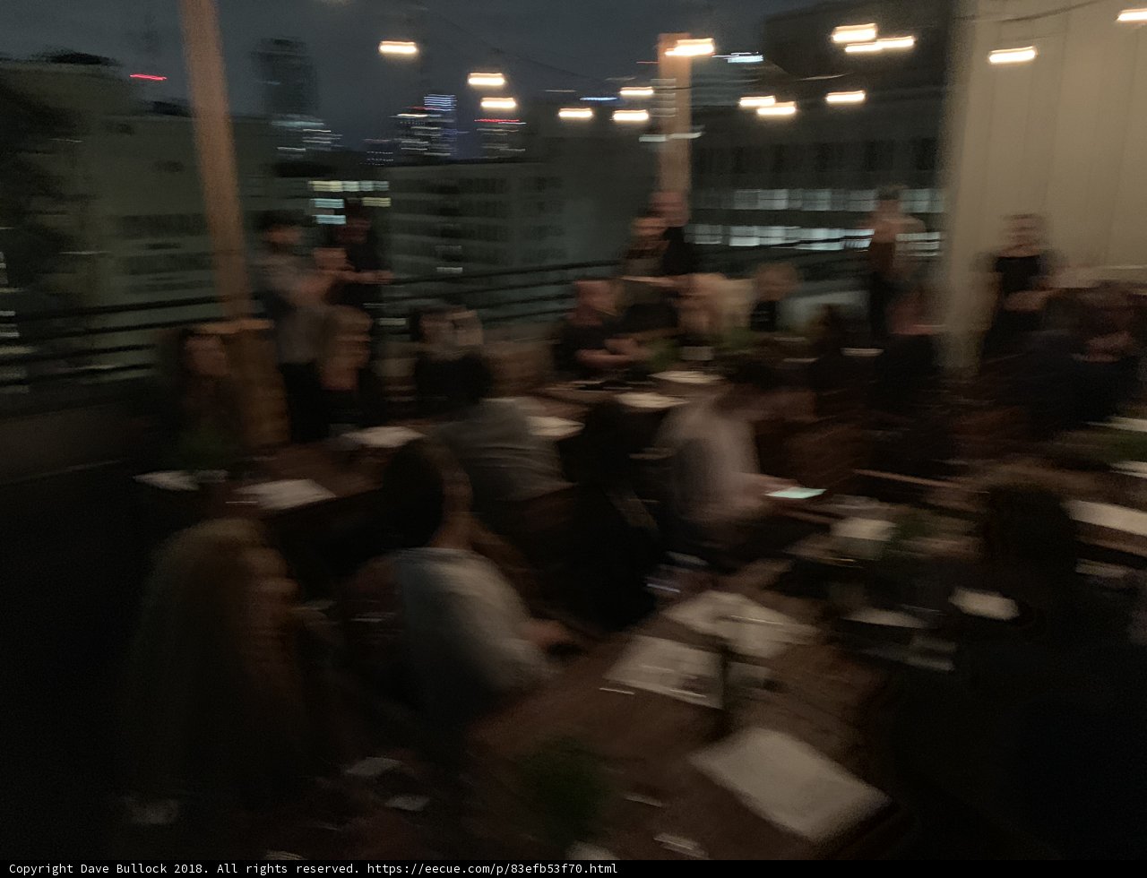 Blurry Urban Diners