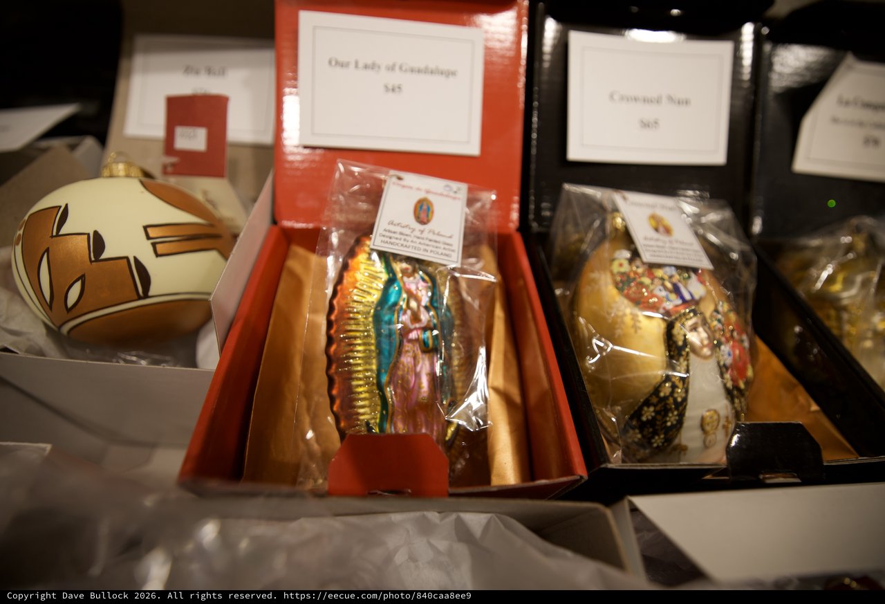 Religious Artifacts Display: Our Lady of Guadalupe Set