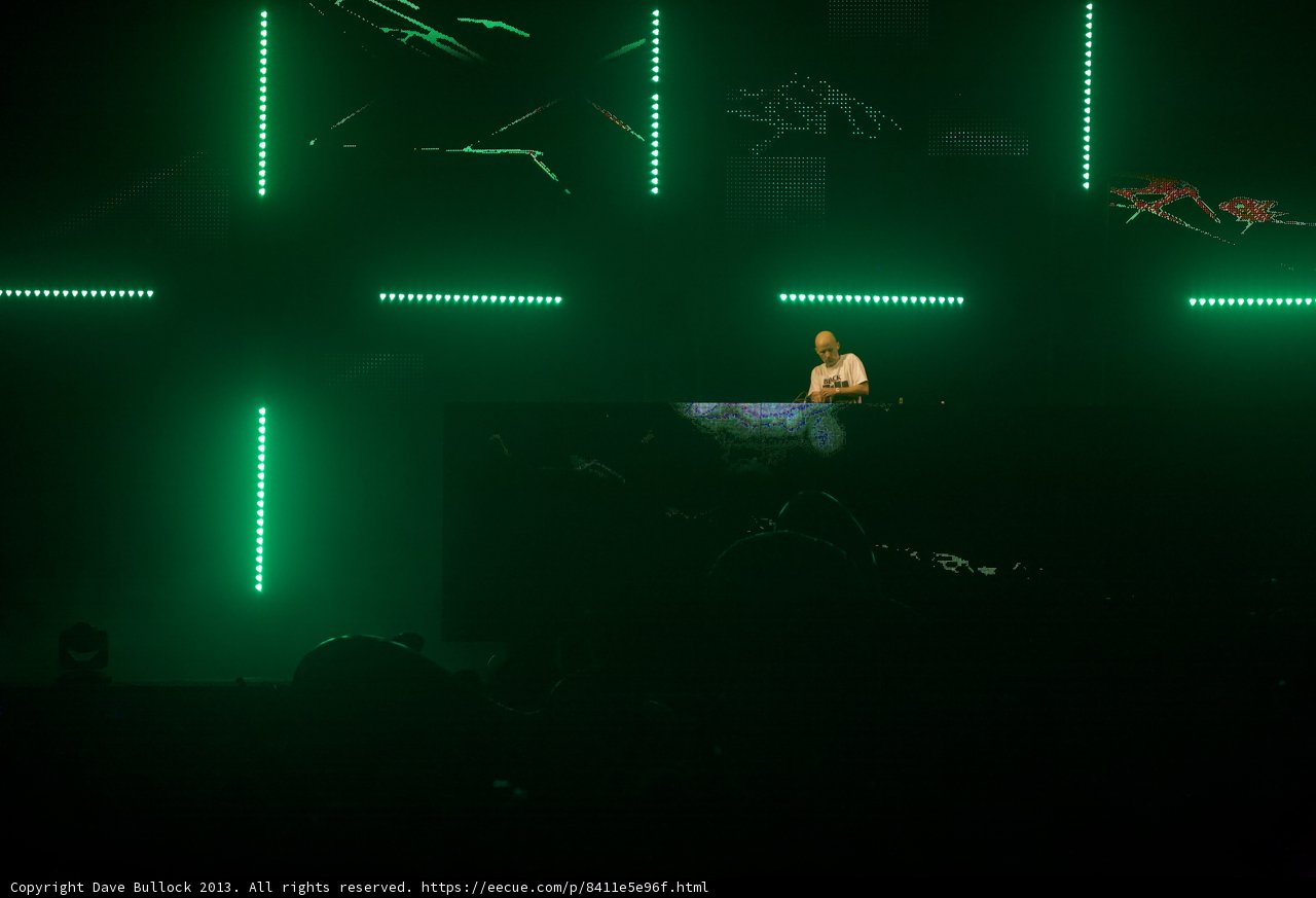 Moby Lights Up Coachella Stage