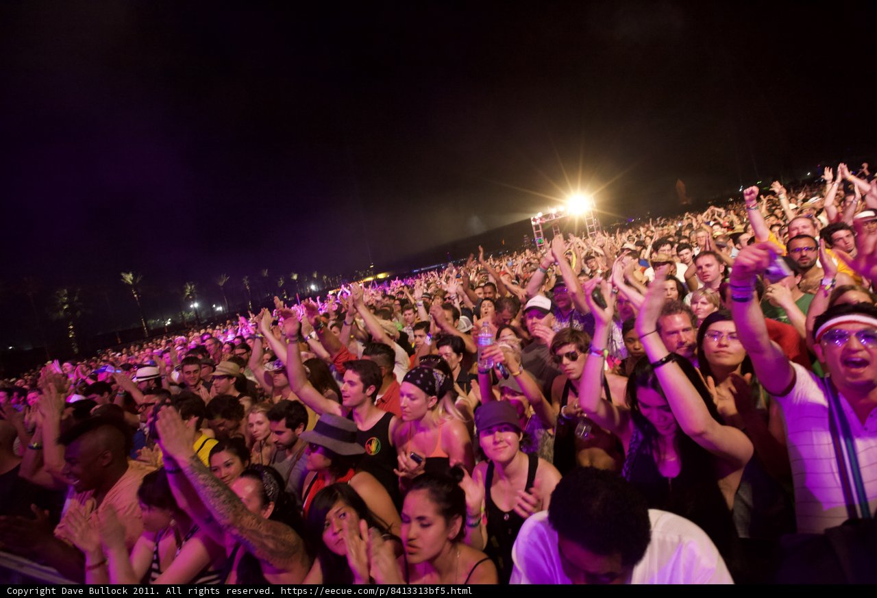 Saturday Night Skyline Concert Crowd