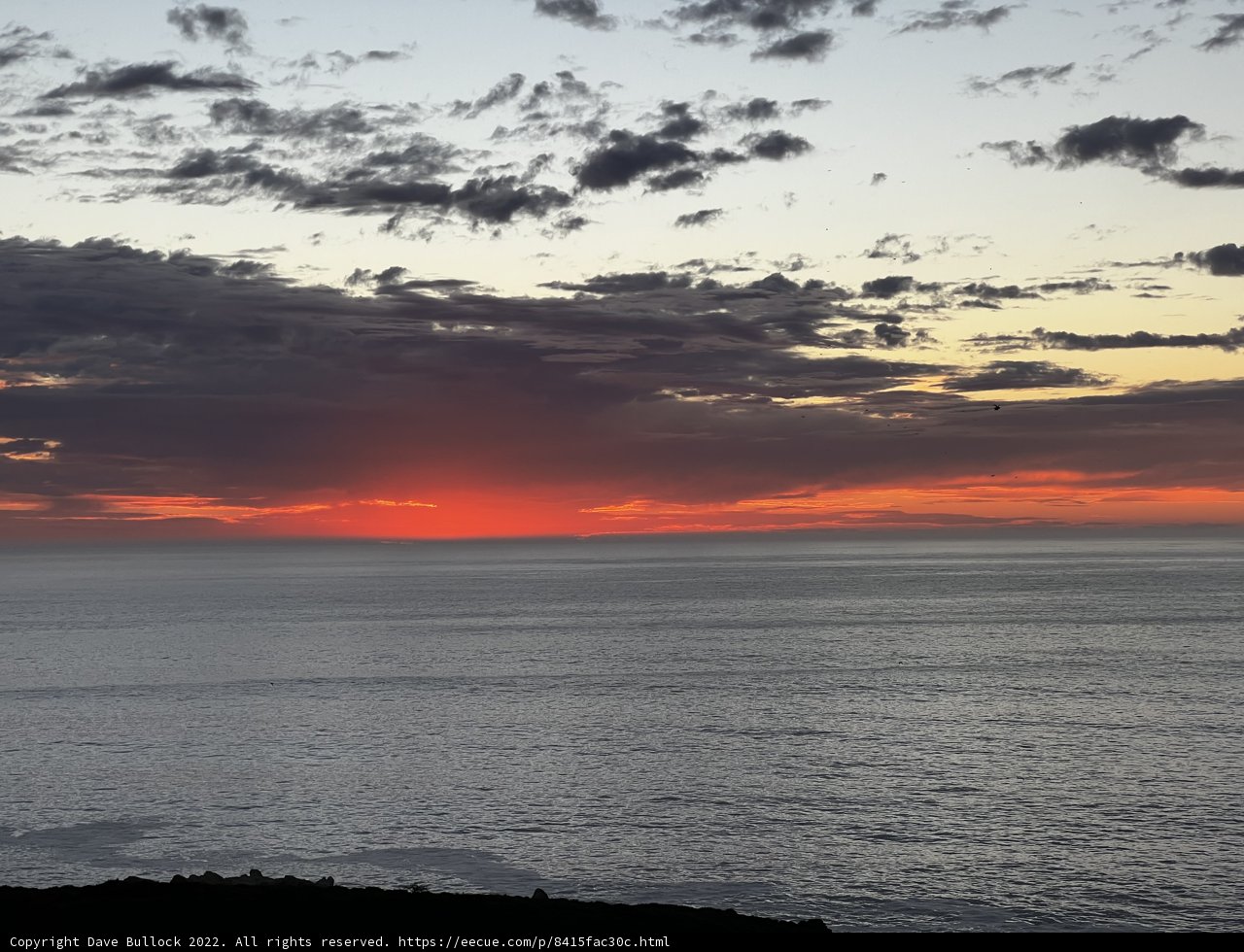 Serene Sunset at Jenner Beach