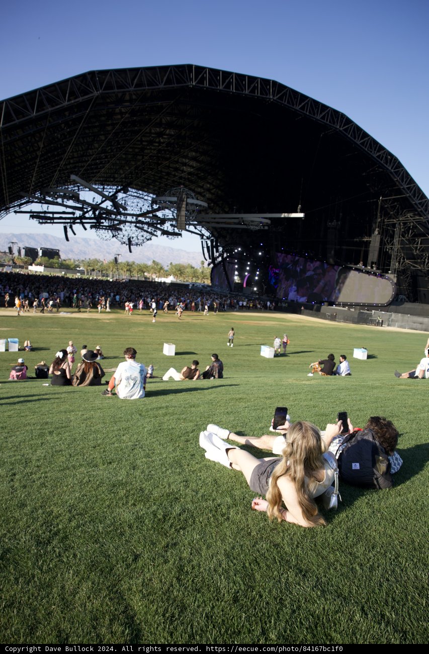 Serenity at Sunset: Coachella 2024 Experience
