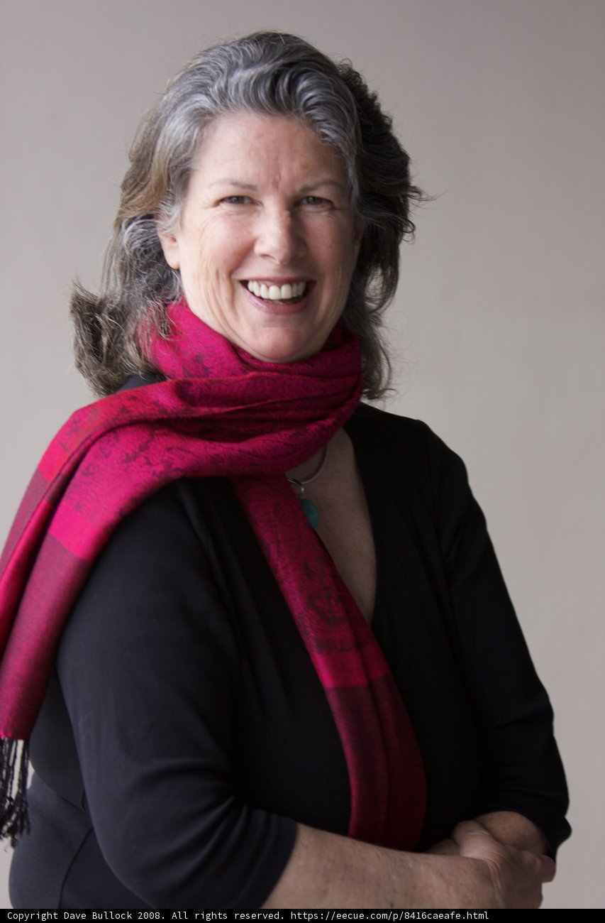 Red Scarf Lady