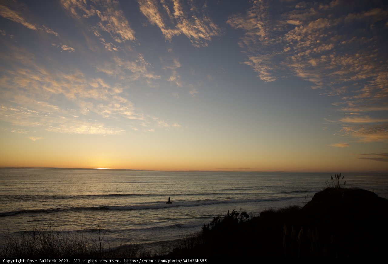Enigmatic Sunset at Halfmoon Bay