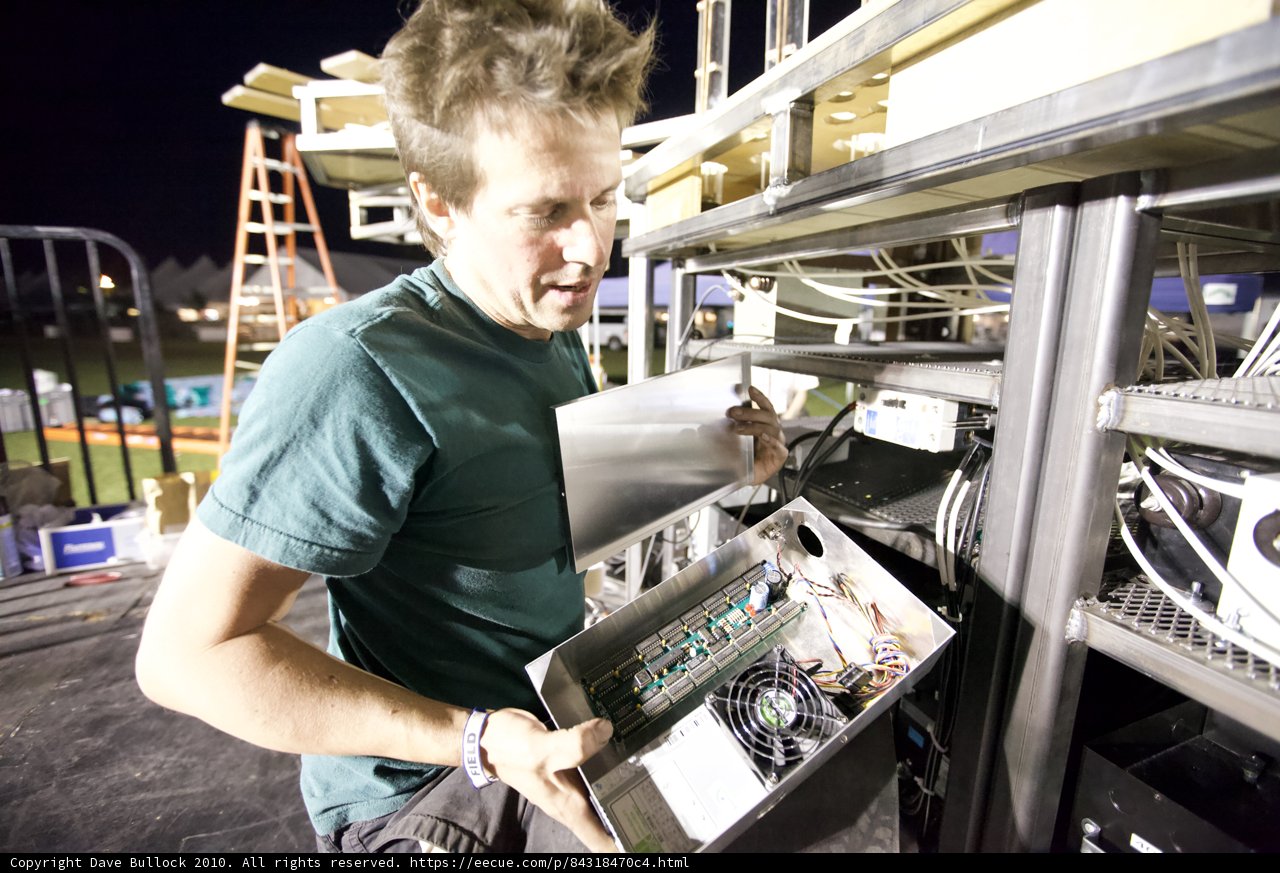 Computer Hardware on the Coachella Night Sky