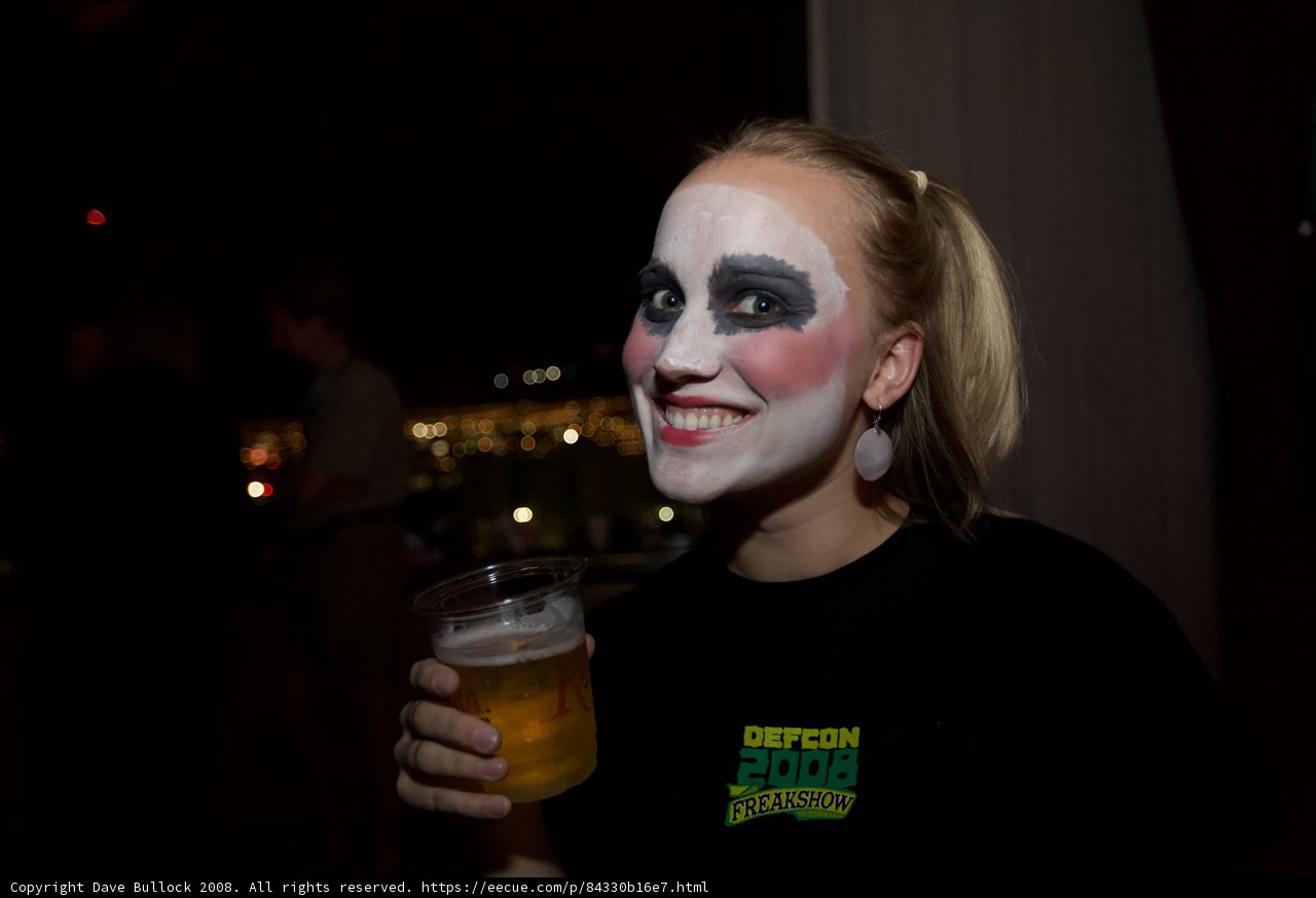 Clowning Around with a Beer in Hand