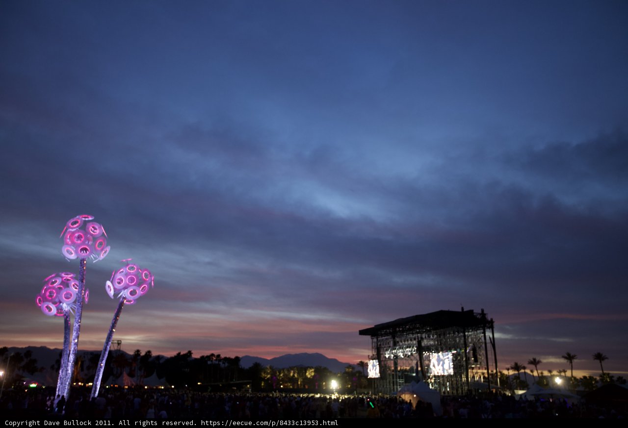 Coachella Stage in Bloom