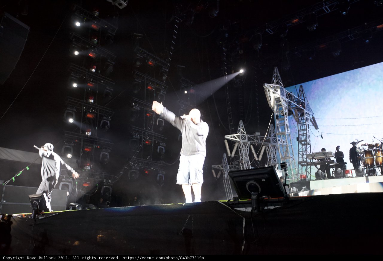 Rocking the Stage: Two Men Perform at Coachella 2012