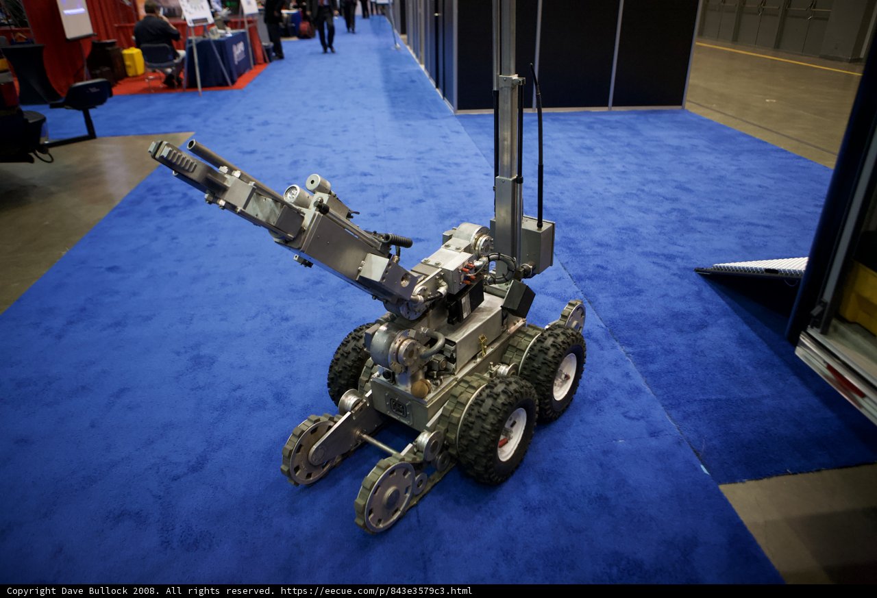 Robot on Display at Homeland Security Con