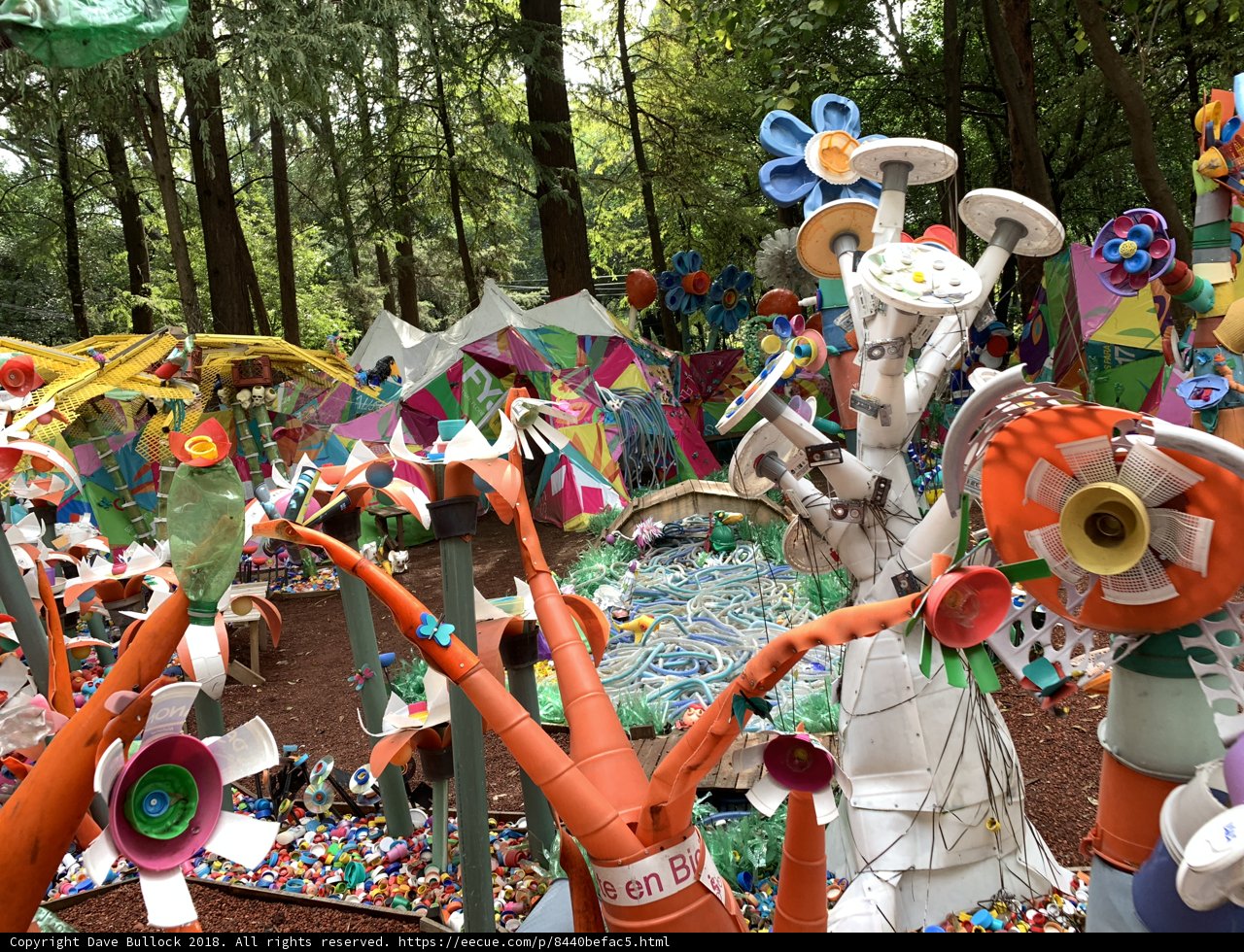 Colorful Sculptures Amongst Nature