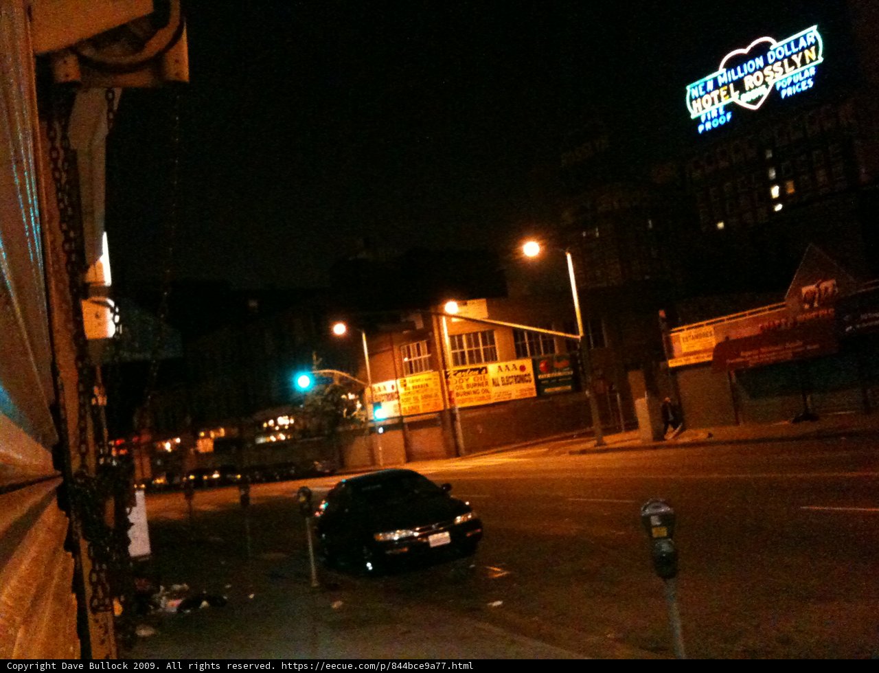 Parked Car on City Street
