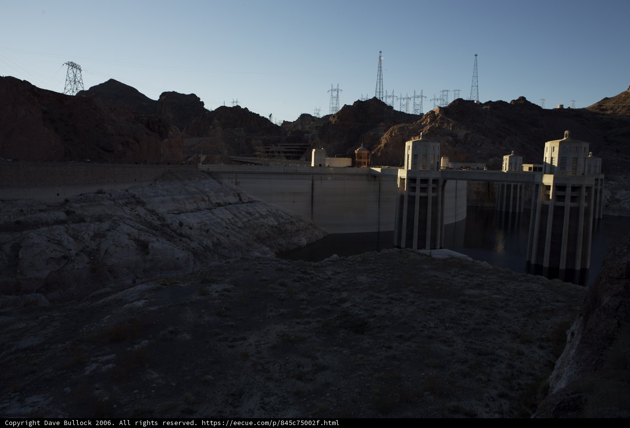 Glorious Hoover Dam under the Sunny Sky