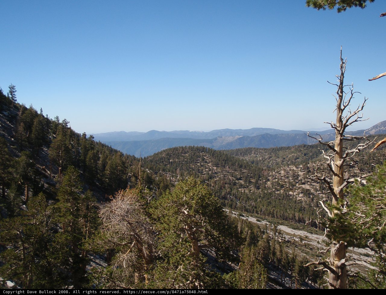 Majestic view of the San Gorgonio Mountains