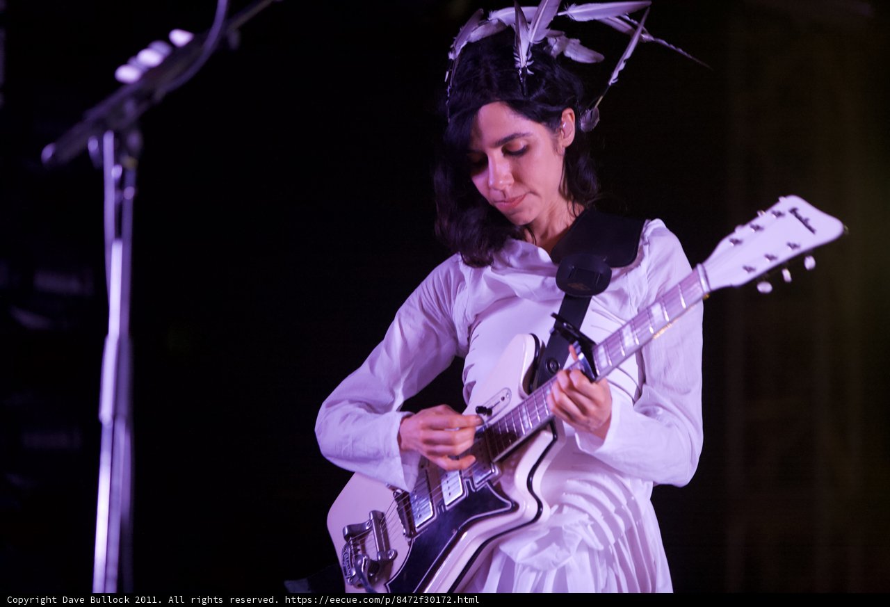 PJ Harvey Shreds on Electric Guitar at Coachella 2011
