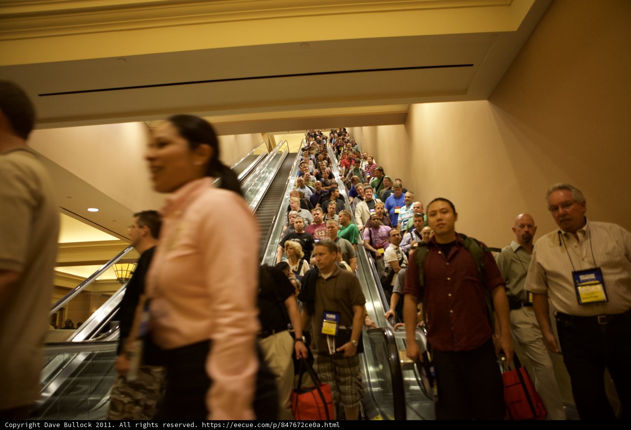 Escalator Crowd