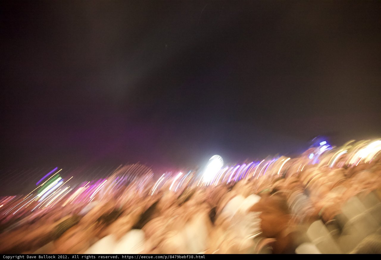 Blurred Haze of Concert-goers