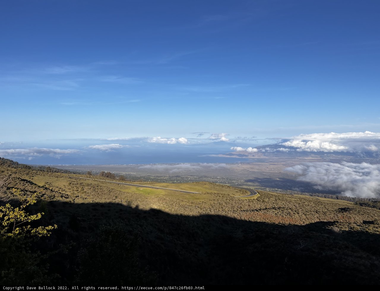 Majestic views from the top of Maui's plateau