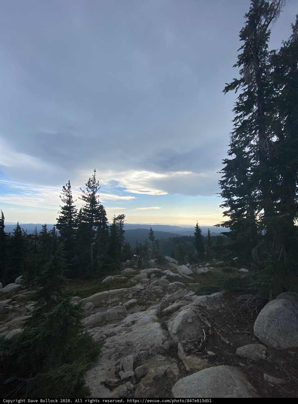 Scenic View from the Top of the Mountain