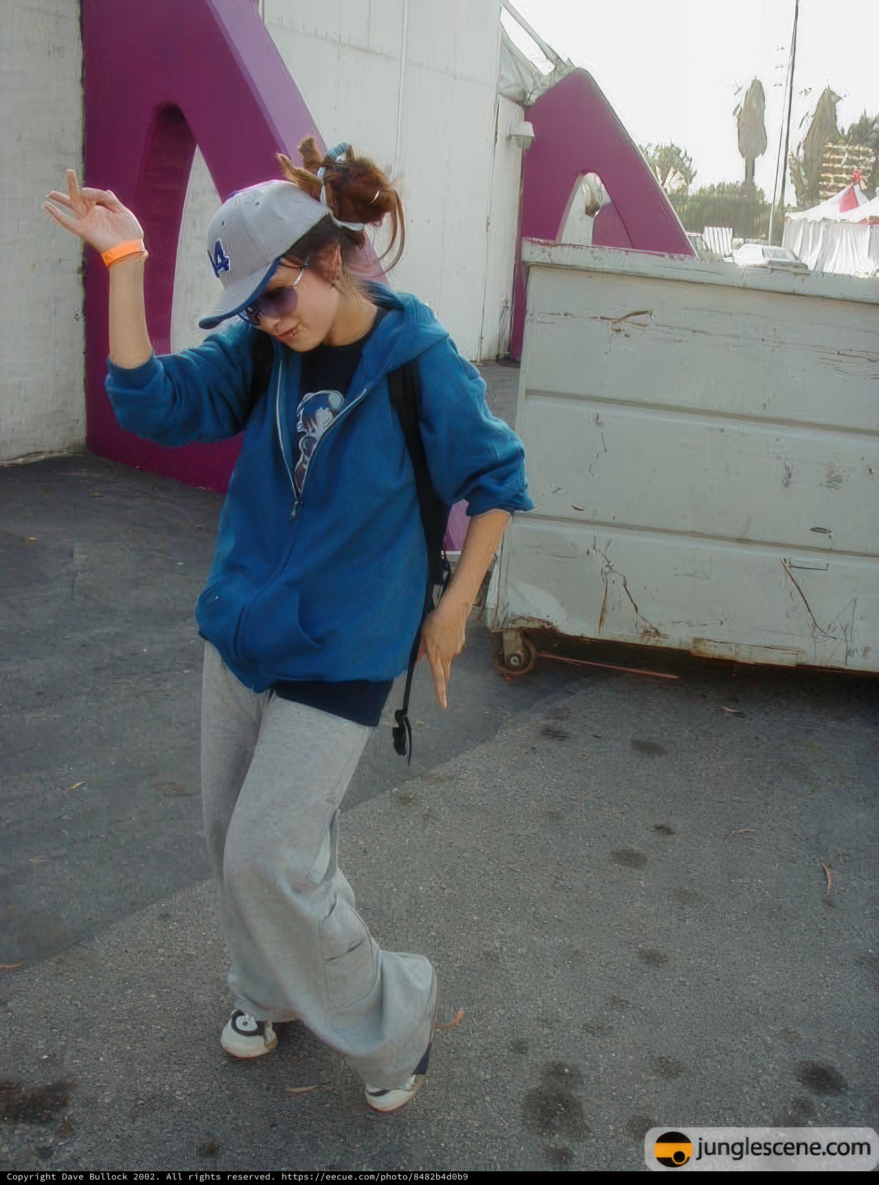 Blue Jacket and Baseball Hat