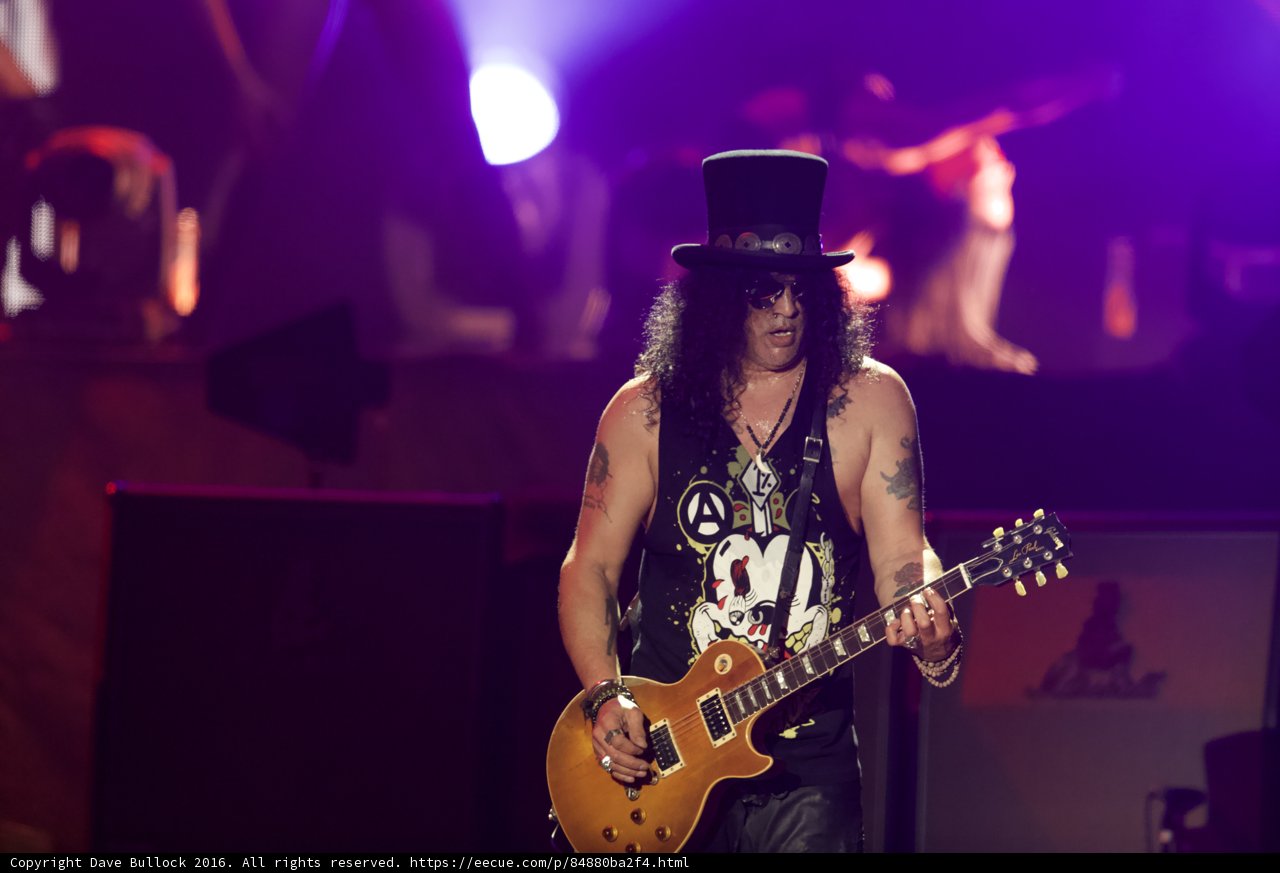 Slash Shreds the Stage at Rock on the Range