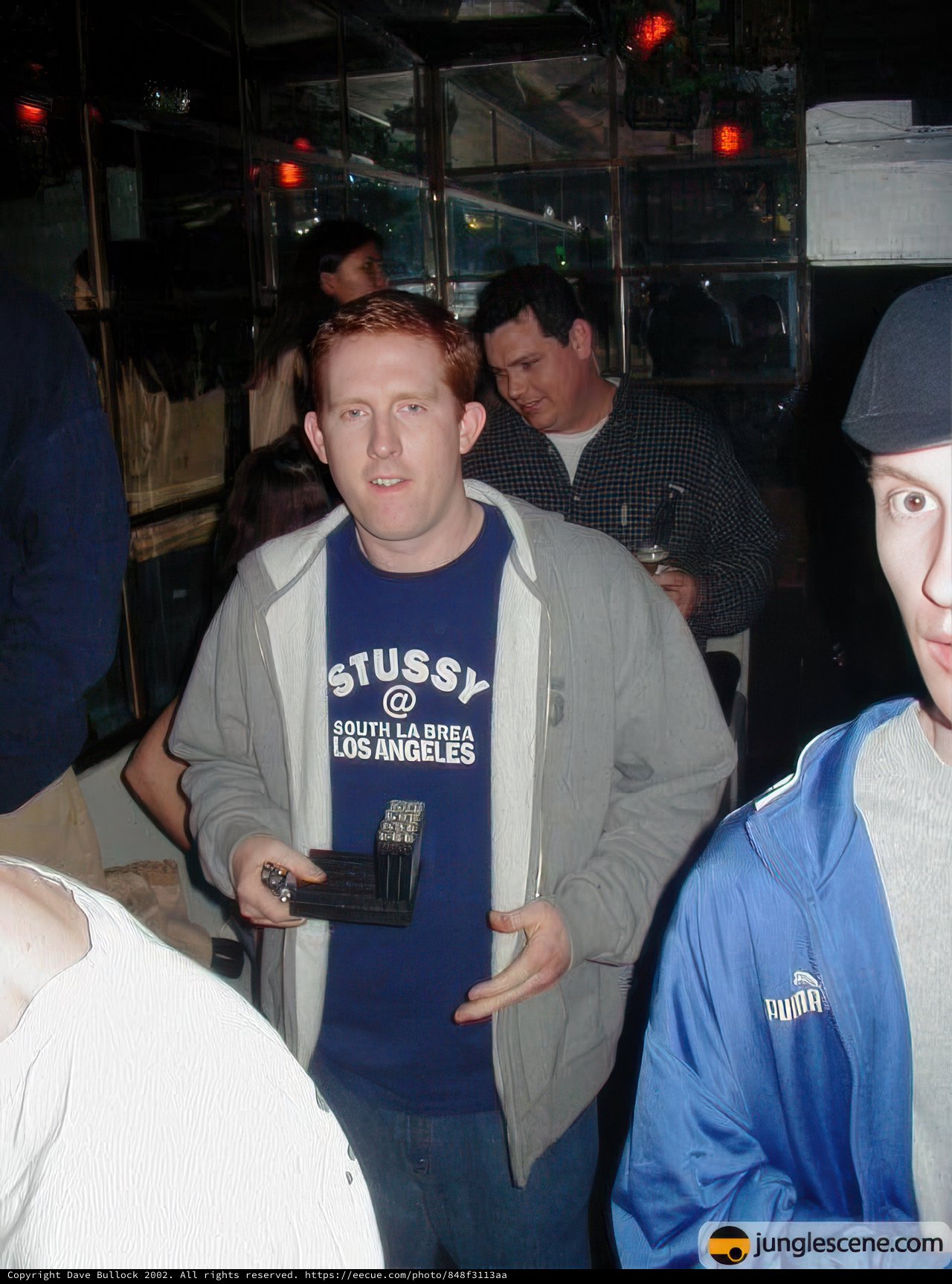 Blue Jacket at Nightclub