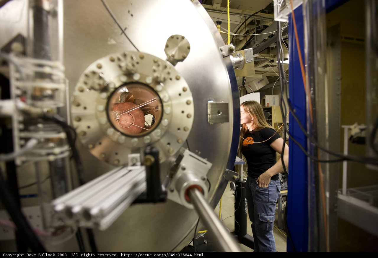 Woman at a Factory Machine