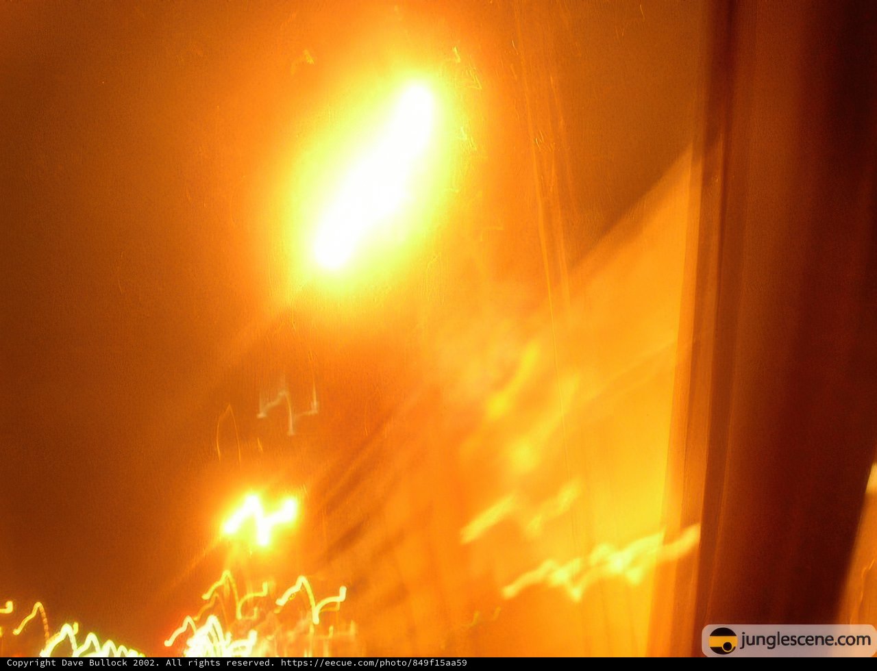 Blurry Flare of Nighttime Illumination