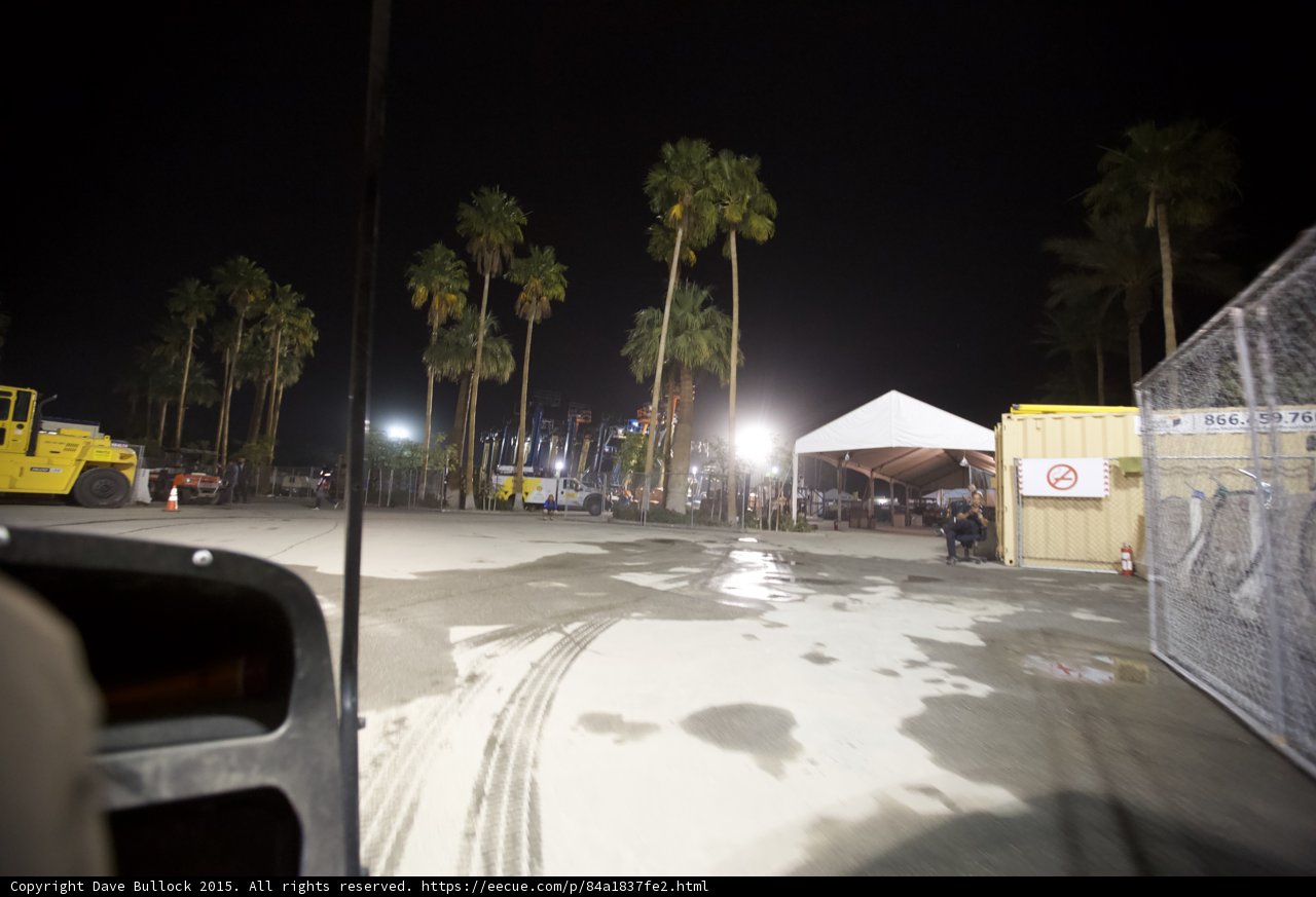 Nighttime Parking Lot Oasis