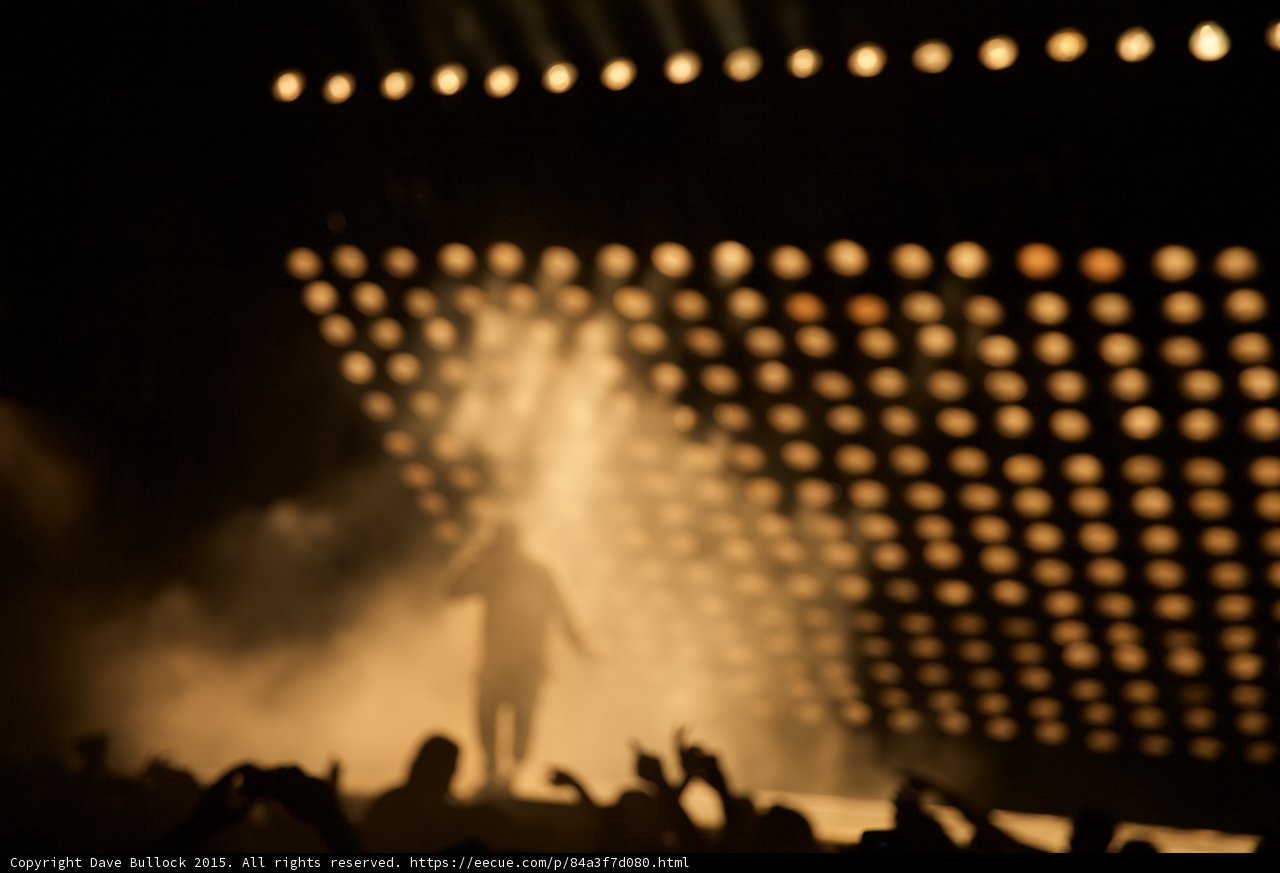 Kanye West Silhouette Bokeh