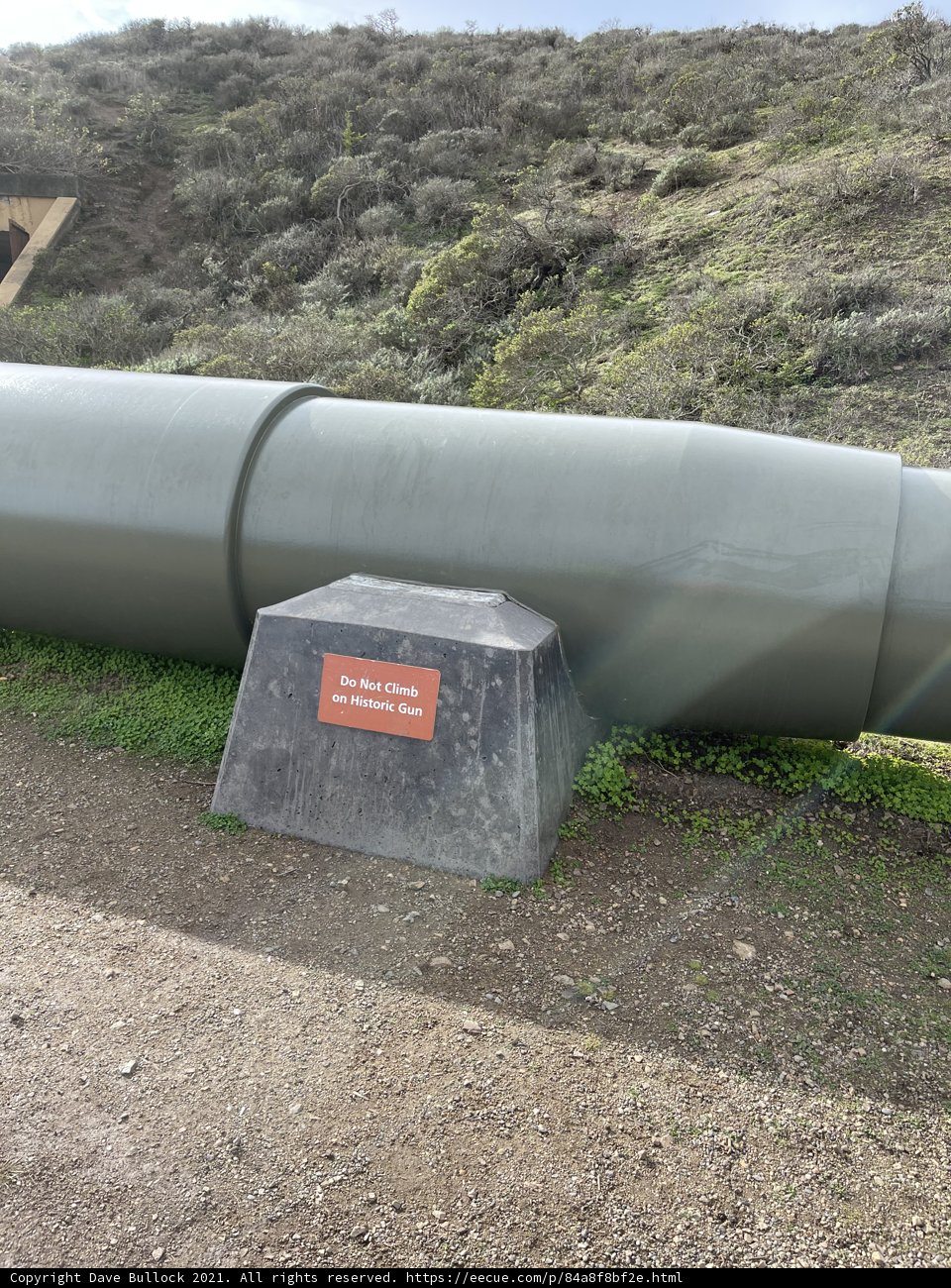 Mysterious Grey object in Marin Headlands
