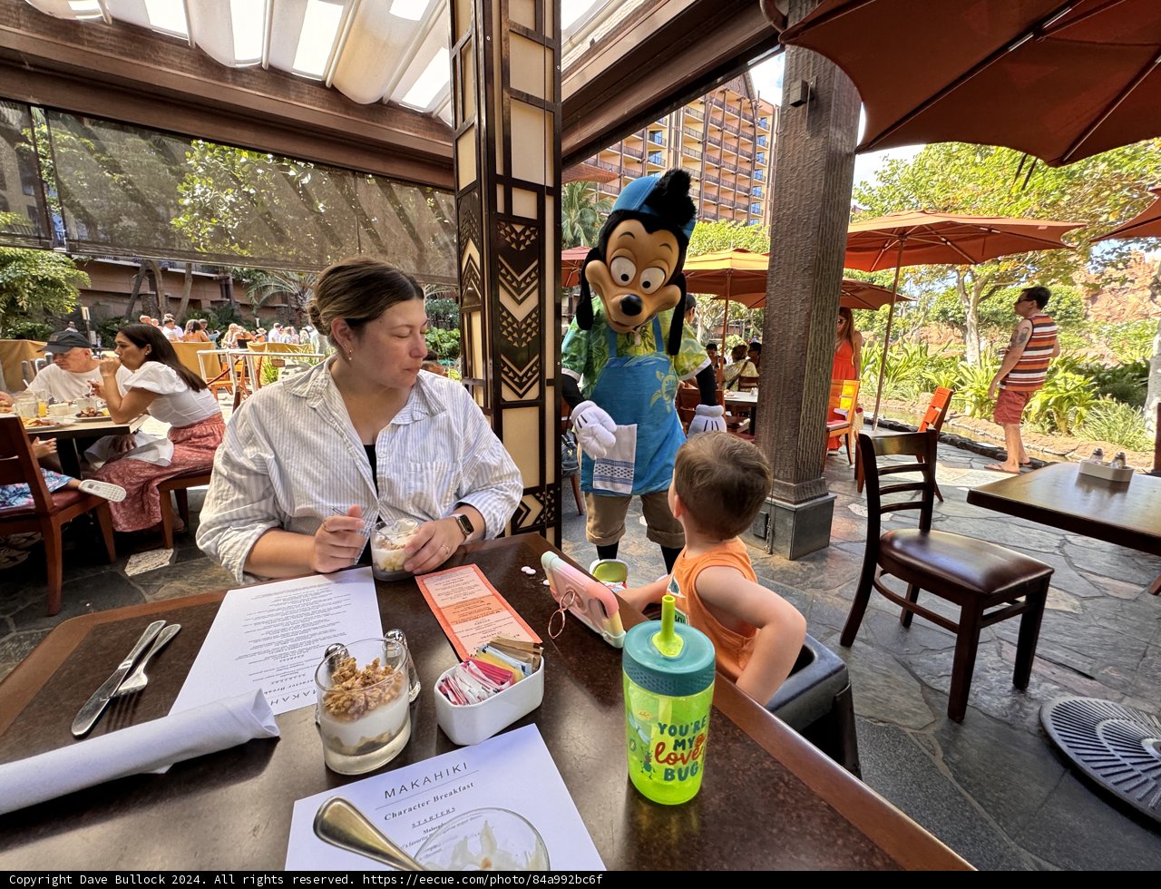 Breakfast with Goofy