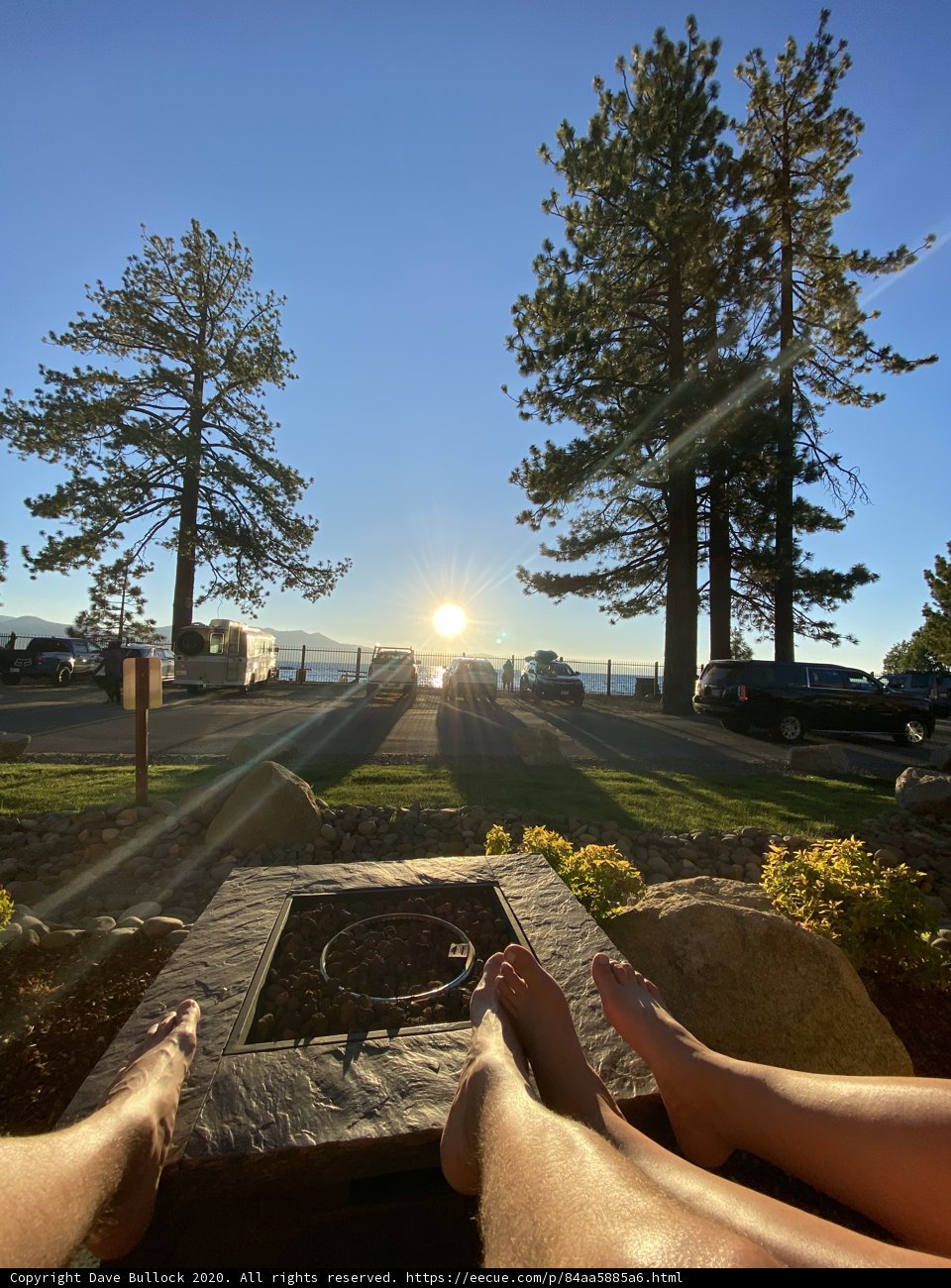 Sunset at the Fire Pit