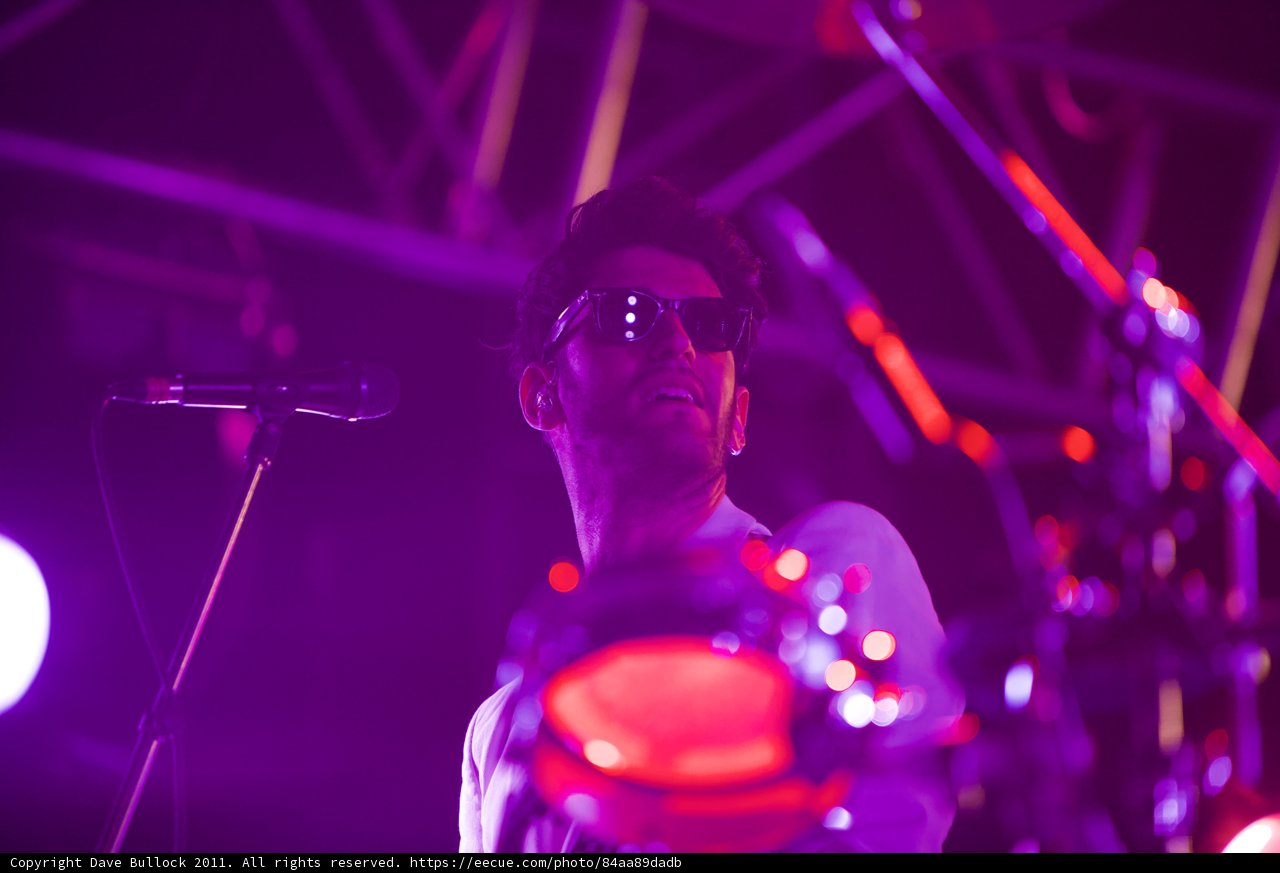 Drumming under the Coachella lights