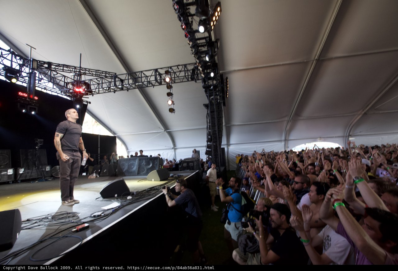 Henry Rollins Rocks the Stage at Coachella 2009