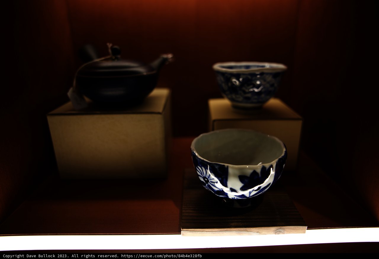 Elegant Teapots and Cups at Japan Center Malls