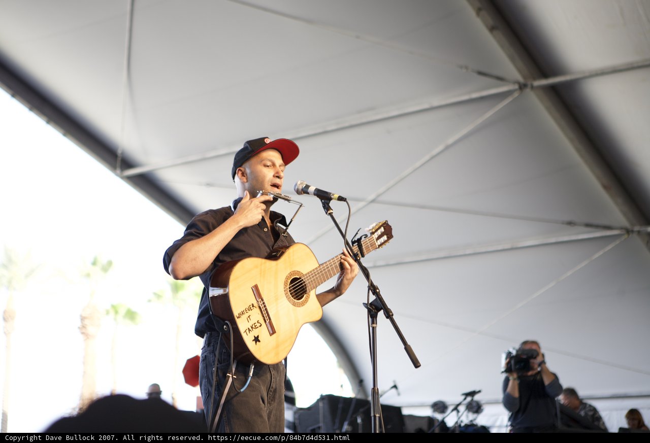 Tom Morello Rocks Coachella with His Guitar and Mic