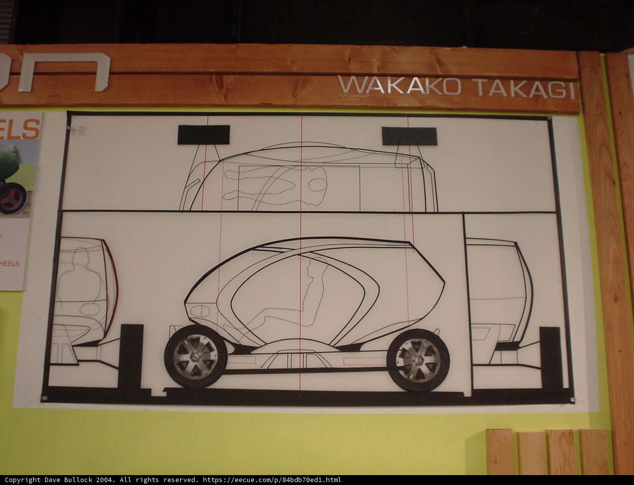 Wall Art: A Drawing of a Car
