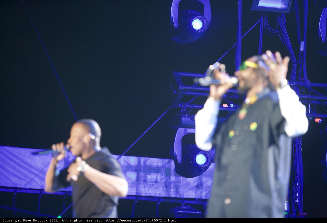 Two Men Performing at Coachella Music Festival