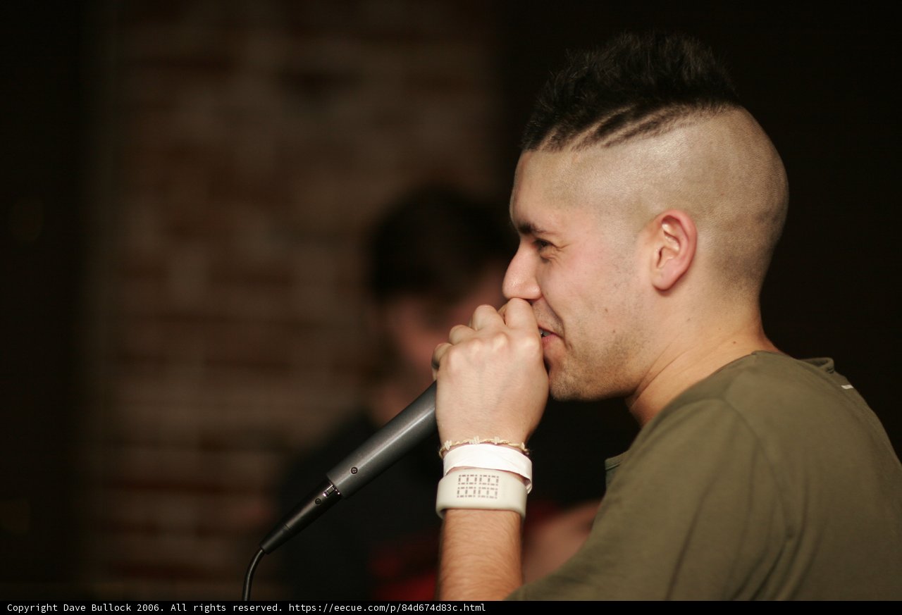 Mohawked Performer Takes the Stage
