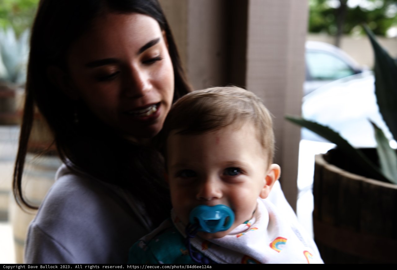A Sweet Bond: Mother and Baby Embrace