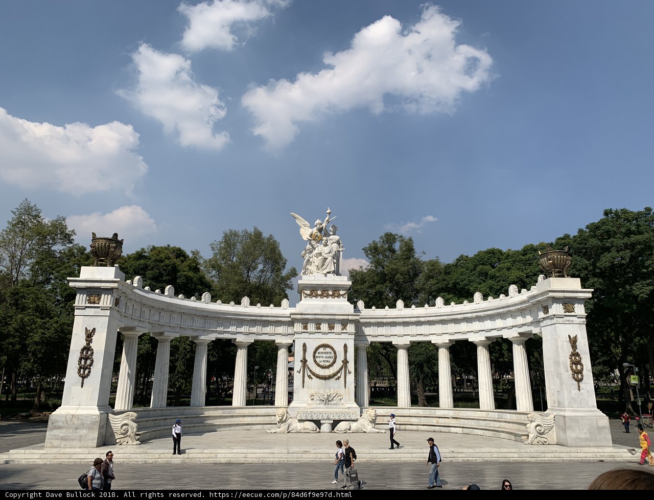 A Majestic White Monument Amidst the Blue Sky