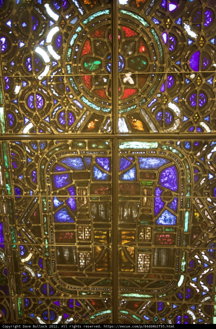 Heavenly Stained Glass Ceiling