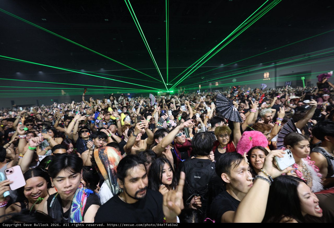 Green Laser Light Show Electrifies Wobbleland 2026 Crowd