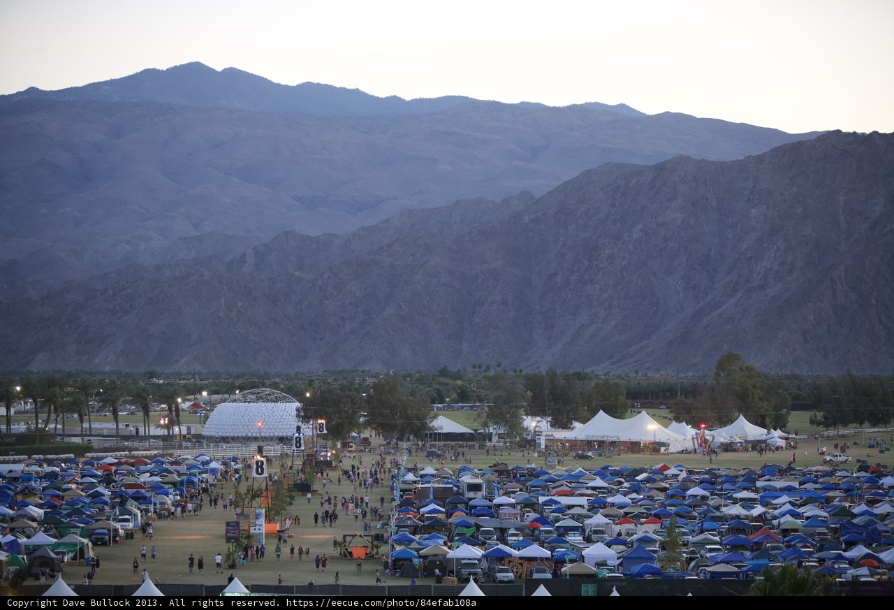 Tent City at Coachella