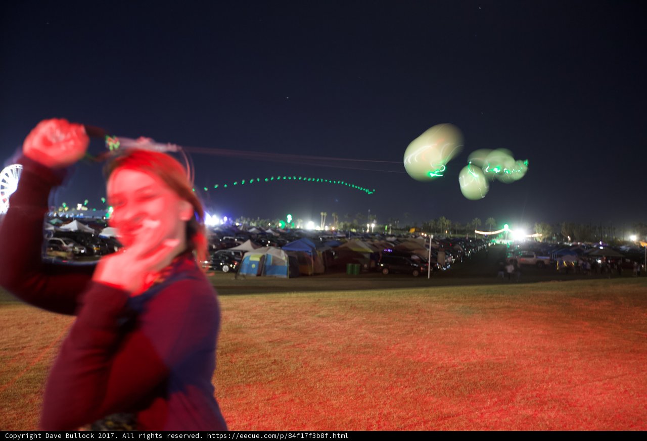 Nighttime Kite Fun
