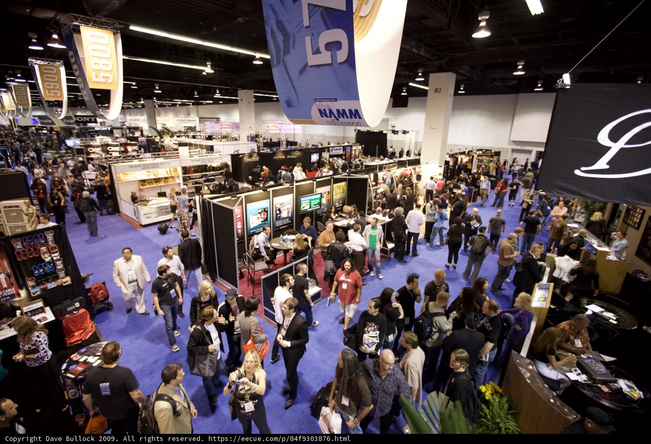 Massive Crowd Gathering at NAMM Convention